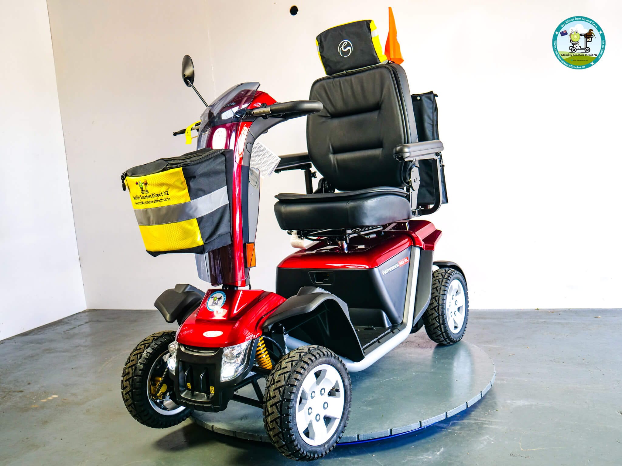 Pride Pathfinder 140 XL Red Mobility Scooter - Mobility Scooters
