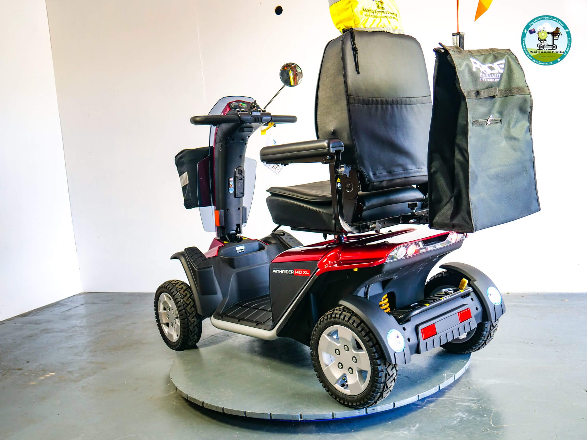 Pride Pathfinder 140 XL Red Mobility Scooter - Mobility Scooters